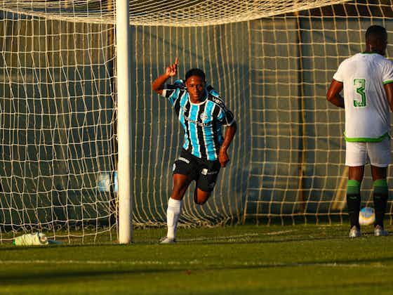 Imagem do artigo:Grêmio bate o América-MG e alcança a liderança do Brasileiro Sub-20