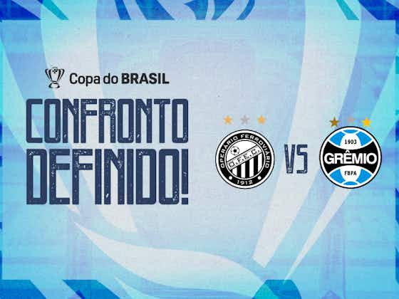 Imagem do artigo:Grêmio conhece adversário da terceira fase na Copa do Brasil 2024