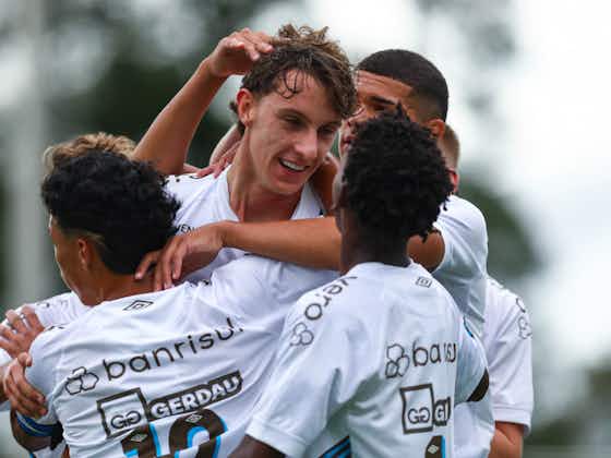 Imagem do artigo:Grêmio goleia o SulBrasil pelo Gauchão Sub-17