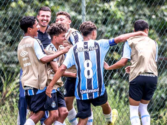 Imagem do artigo:Grêmio supera o São Paulo e avança para semifinais da Copa Voltaço Sub-14