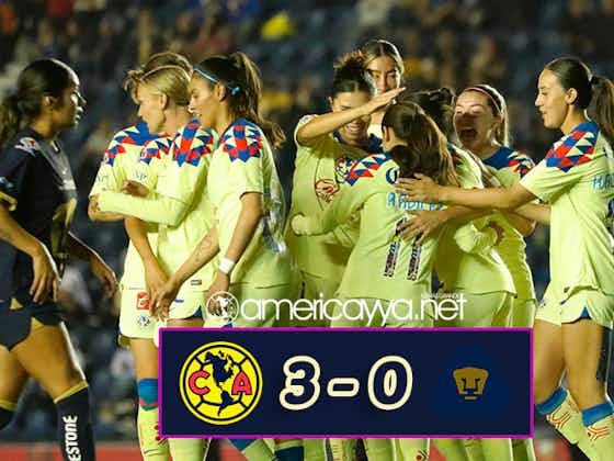 Imagen del artículo:América Femenil 3-0 Pumas – Goleada americanista en Ciudad de los Deportes