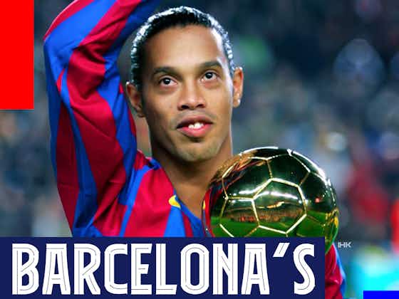 Barcelona's Ballon d'Ors! Luis Suarez, Ronaldinho, Messi, and