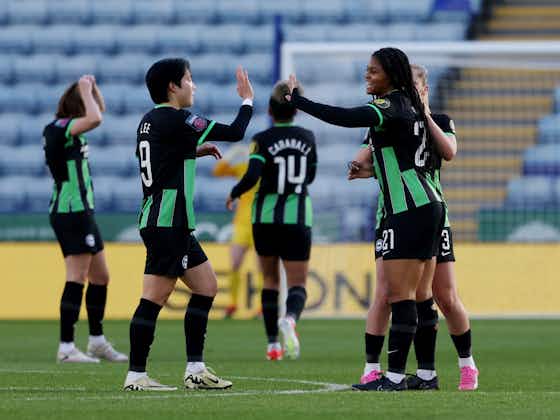 Article image:WSL: Brighton come from behind to snatch win over Leicester City