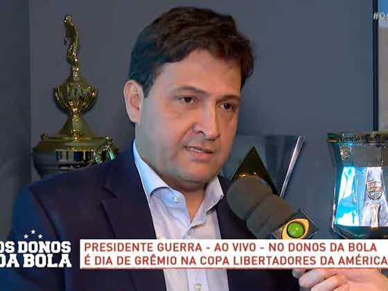 Imagem do artigo:Presidente Guerra bate o martelo e é definitivo sobre Yerry Mina no Grêmio