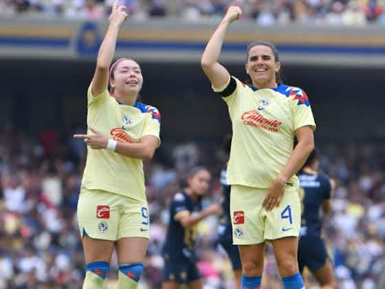 Imagen del artículo:América Femenil arranca el torneo goleando a Pumas en C.U.