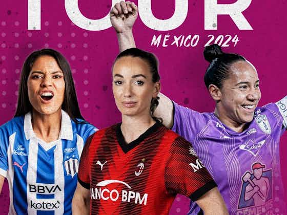 Imagen del artículo:AC Milan visitará a equipos de la Liga MX Femenil