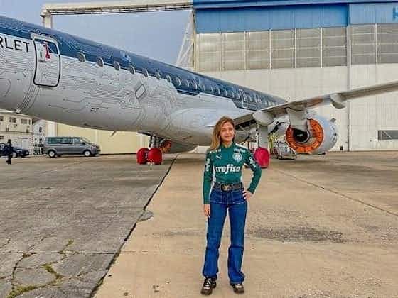 Imagem do artigo:Avião comprado por Leila Pereira para uso do Palmeiras já está no Brasil