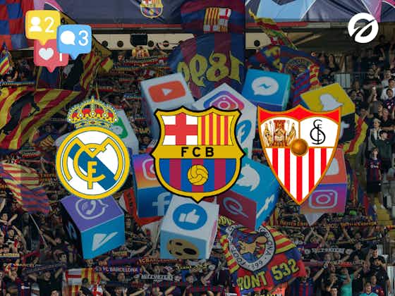 Imagen del artículo:FC Barcelona, Real Madrid y Sevilla CF, los más seguidos en redes sociales