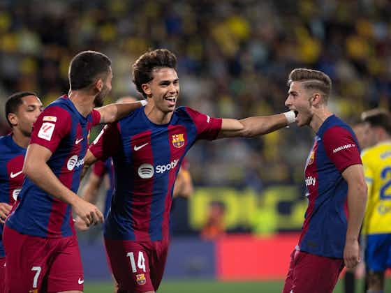 Imagen del artículo:Cádiz 0-1 FC Barcelona: La chilena de Joao vale por tres