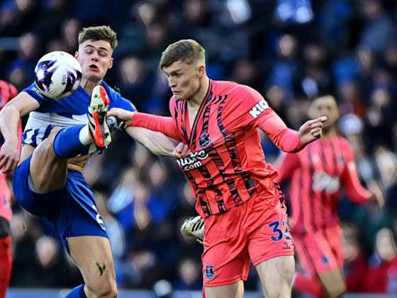 Article image:Branthwaite baffled by ‘frustrating’ Everton capitulation to Brighton