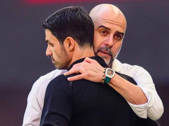 Article image:Arteta says Guardiola the best coach in the world by a mile
