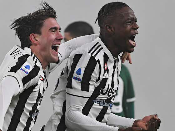 Imagem do artigo:Impacto imediato: reforços Vlahovic e Zakaria marcam, e Juventus vence o Verona
