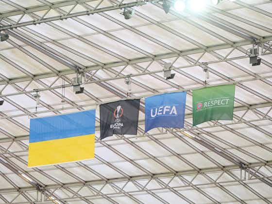 Imagem do artigo:Uefa abre janela excepcional para inscrição de jogadores de clubes ucranianos e russo em suas competições