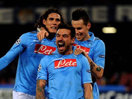 Imagem do artigo:Cavani, Lavezzi e Hamsik lideravam o Napoli, há 10 anos, a uma marcante conquista da Copa da Itália