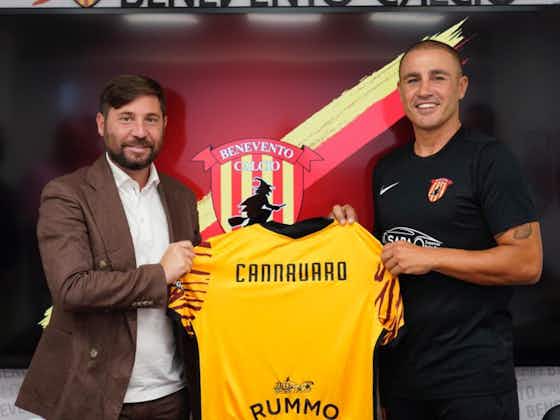 Imagem do artigo:Após 13 anos morando no exterior, Cannavaro está de volta à Itália para treinar o Benevento na Serie B
