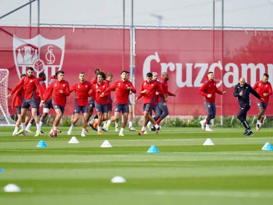 Imagen del artículo:Las novedades del entrenamiento del sábado del Sevilla FC