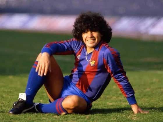 Imagem do artigo:LaLiga se despede de Diego Maradona, ídolo do Barcelona