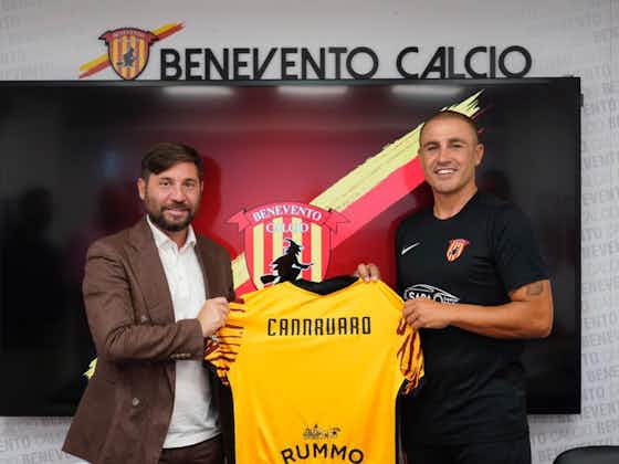Imagen del artículo:OFICIAL I Fabio Cannavaro, entrenador del Benevento de Serie B