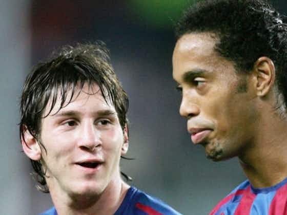 Imagen del artículo:Ronaldinho habló del futuro de Messi en el Barcelona
