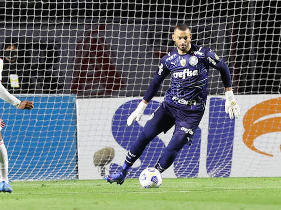 Imagem do artigo:Sem sofrer gols há cinco jogos, Weverton exalta momento no Palmeiras: ‘Estar aqui é para poucos’