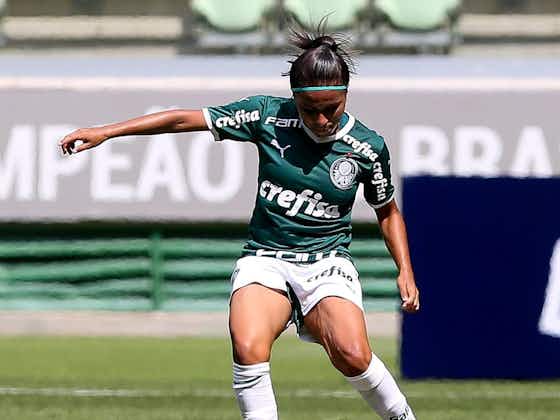 Imagem do artigo:Em boa fase no Brasileirão Feminino, Katrine comemora fase no Palmeiras
