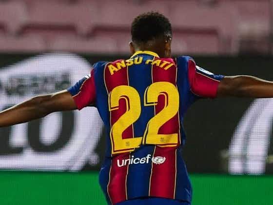 Imagen del artículo:Ansu Fati vuelve a brillar con el FC Barcelona