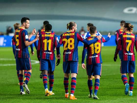 Image de l'article :LDC – Le Barça s’est qualifié en finale de Supercoupe d’Espagne face à la Real Sociedad