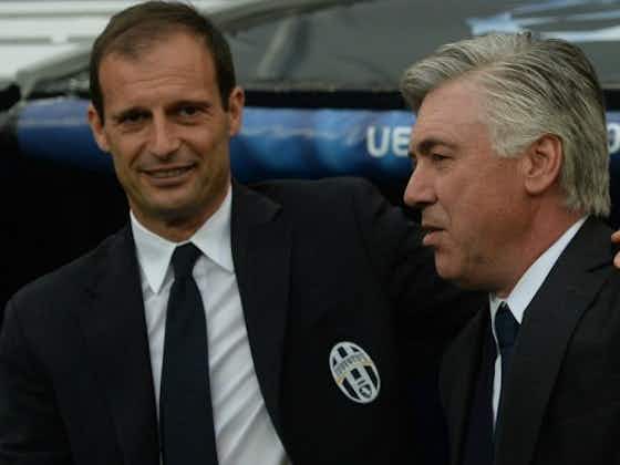 Article image:Carlo Ancelotti wasn’t Real Madrid’s first choice as it’s revealed Max Allegri turned down Los Blancos