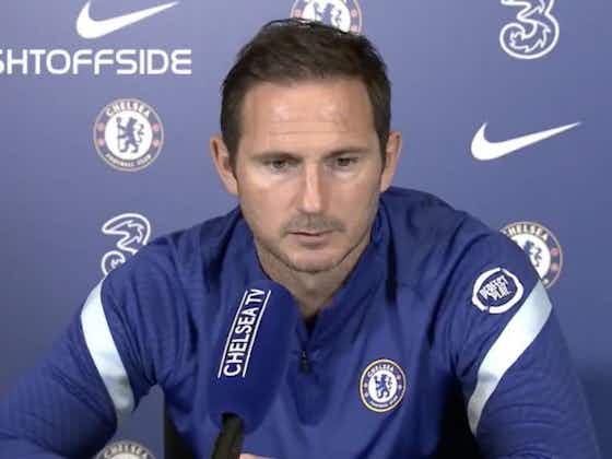 Article image:(Video) Frank Lampard hopes something can be done to change handball rule