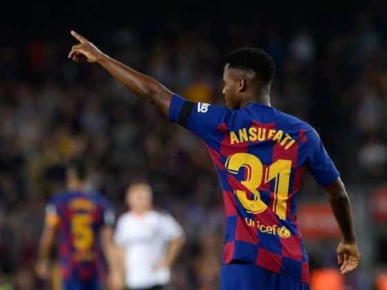 Article image:Barcelona recently rejected enormous €150m bid for wonder-kid Ansu Fati