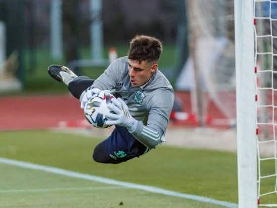 Article image:Video: Under-fire Chelsea keeper Kepa Arrizabalaga looks world-class in Spain training save compilation