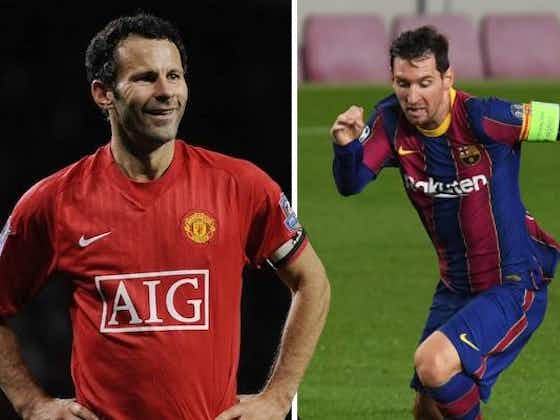 Article image:Lionel Messi equals Manchester United legend’s extraordinary Champions League record