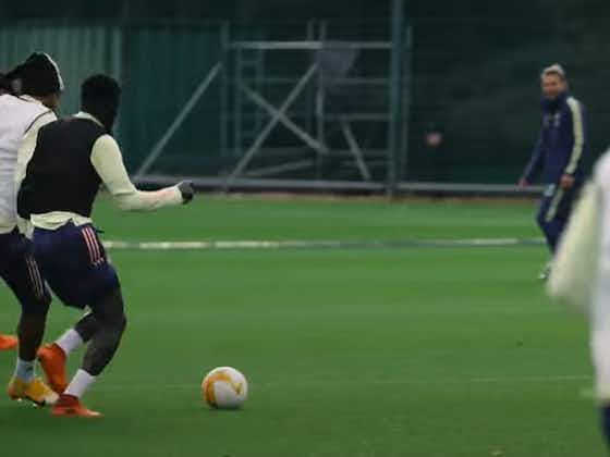 Article image:Video: These Arsenal fans send message to Arteta after impressive Partey moment in training