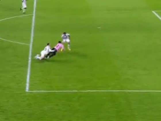Article image:Video: Messi finishes Juventus off from the penalty spot after great play from Ansu Fati to draw the foul