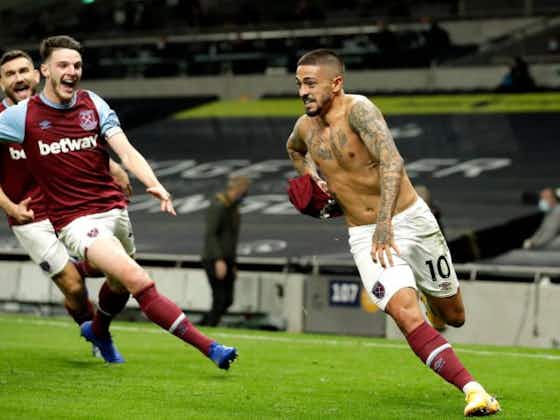 Article image:Photo: West Ham star Declan Rice mocks fan after tweet comparing Bale and Lanzini goes viral