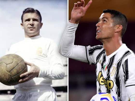 Article image:Cristiano Ronaldo leapfrogs football icon in all-time goalscoring charts with Juventus brace