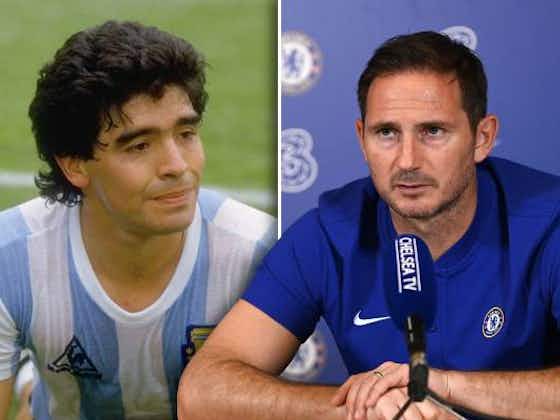 Article image:“Diego Maradona was my idol” – Chelsea boss Lampard’s presser tribute to late football legend