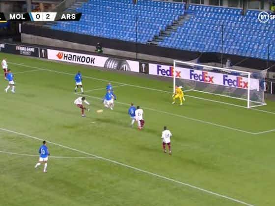 Article image:Video: Balogun scores with his first touch to seal a great night in Molde for Arsenal