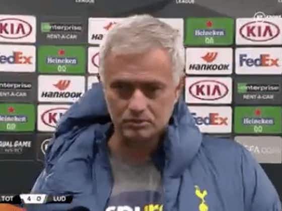 Article image:Video: ‘I’m not happy with him’ – Mourinho jokes that Tottenham star is too honest
