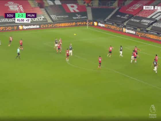 Article image:Video: Super-sub Edinson Cavani scores late winner for Man United vs Southampton