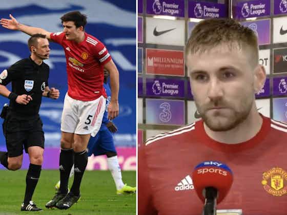 Article image:Manchester United star backtracks after bold comments about referee in wake of draw with Chelsea