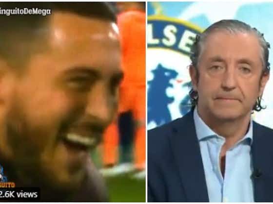 Article image:Video: Spanish TV reaction to Eden Hazard laughing with Chelsea players needs no translation