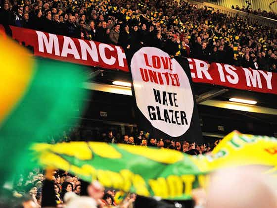 Article image:Manchester United fans let their feelings be known with protest chant during Carabao Cup final