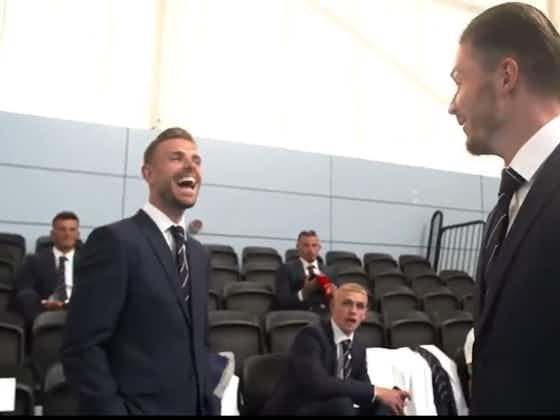 Article image:(Video) Henderson and Manchester United-linked Grealish ruthlessly joke about Champions League in front of Foden
