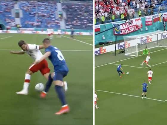 Article image:(Video) Wojciech Szczesny own goal gifts Slovakia lead after incisive nutmeg and strike from Robert Mak