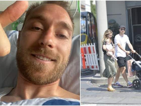 Article image:(Photo) Christian Eriksen pictured on stroll in Copenhagen a month after leaving hospital following Euro 2020 collapse