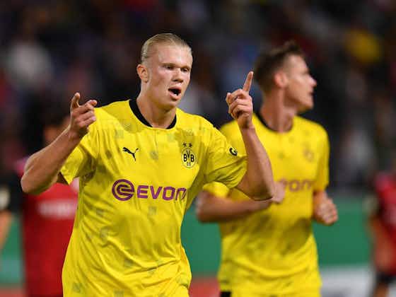 Article image:Erling Haaland speaks out on his future after netting Borussia Dortmund hat-trick