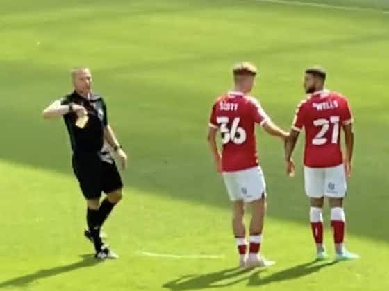 Article image:(Video) Hilarious pre-season scenes as referee books entire crowd for chanting “you’re just a sh** Mike Dean”