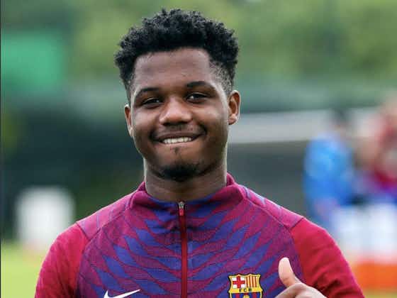 Article image:More good news for Barcelona as Ansu Fati prepares for first-team return