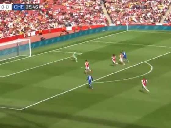 Article image:Video: Kai Havertz fires in powerful goal for Chelsea against Arsenal in pre-season friendly